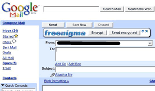 freenigma gmail screenshot