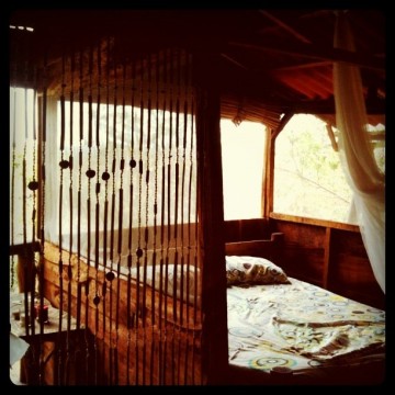 I love when a bed is pretty much the bedroom