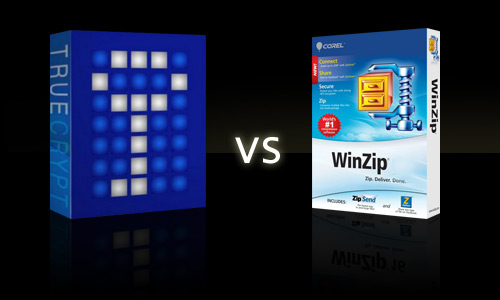 WinZip vs TrueCrypt vs 7-zip